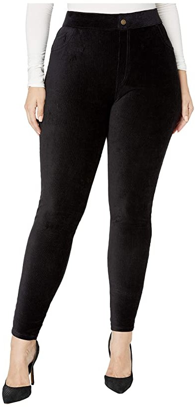 Hue Plus Size Corduroy Leggings (Black) Women's Casual Pants - ShopStyle