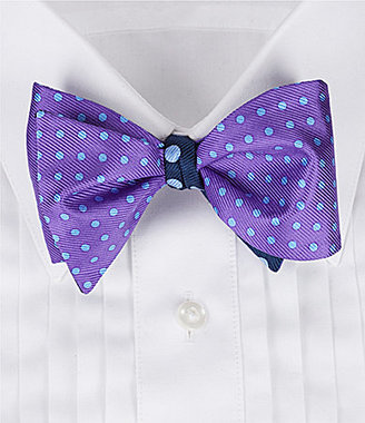 Daniel Cremieux Two-Dot Silk Bow Tie