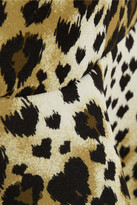 Thumbnail for your product : RED Valentino Leopard-print scuba-jersey mini dress