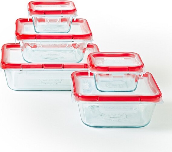 Pyrex 10pc FreshLock Glass Storage Set - ShopStyle Kitchen Tools
