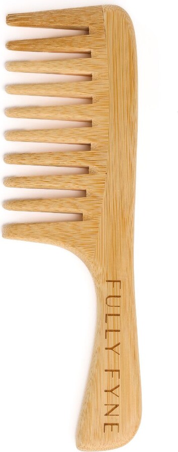 Fully Fyne Bamboo Wide-Tooth Comb For Fine/Thin Hair