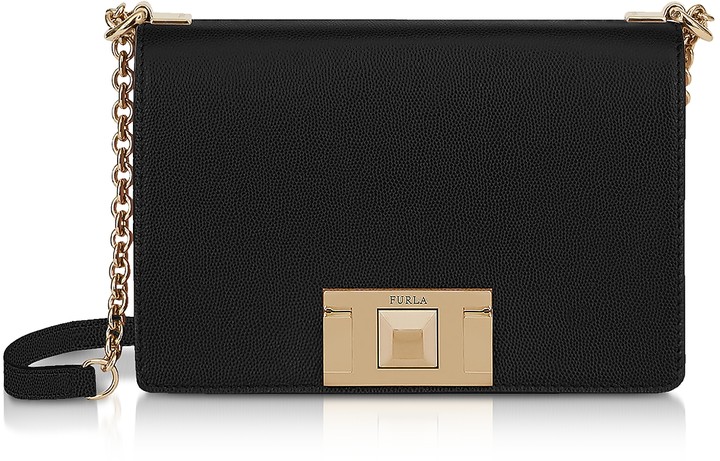 furla black purse