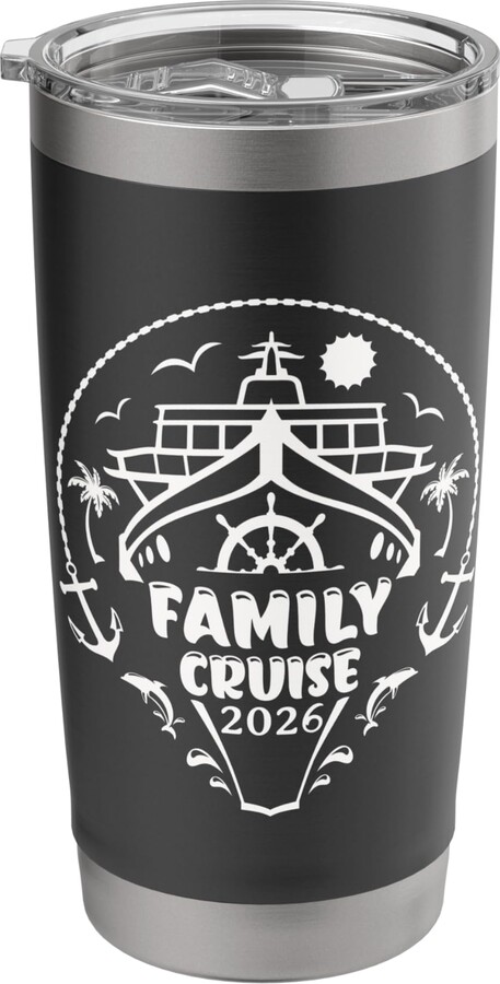 Family Cruise Vacation Trip 2026 Theme Family Cruise 2026 Matching Vacation Trip Stainless Steel Insulated Tumbler