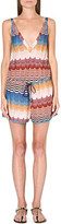 Thumbnail for your product : Missoni Crochet-knit v-neck playsuit