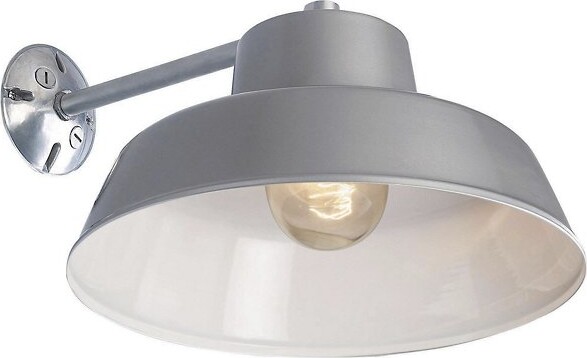 Canarm Barn Light 8 Inch Outdoor Wall Sconce in Grey