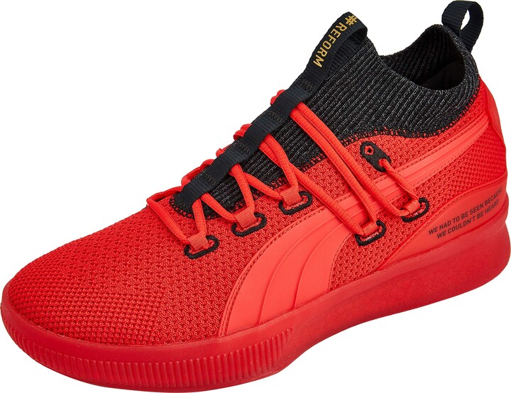 red bottom tennis shoes