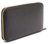 Thumbnail for your product : Balenciaga Bb Logo Grained-leather Continental Wallet - Womens - Black