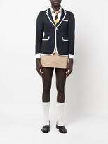 Thumbnail for your product : Thom Browne Contrast-Trim Wool Blazer