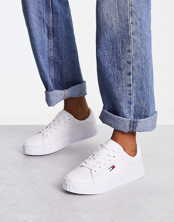 Tommy Jeans Women's White Sneakers & Athletic Shoes | ShopStyle