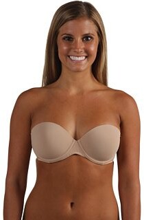 Calvin Klein Women's Perfectly Fit Strapless Push Up Bra #F2660 - Beige -  32D - ShopStyle
