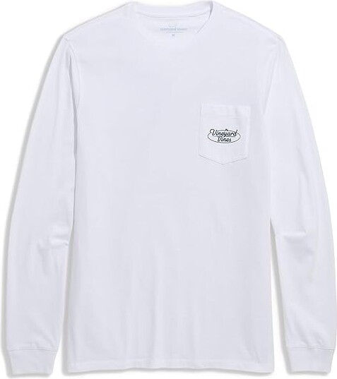 (取寄) ヴィンヤードヴァインズ メンズ ゴルフ フロッグ ロゴ ロング スリーブ ティー Vineyard Vines men Golf Flag Logo Long Sleeve Tee White Cap Vineyard Vines Golf Flag Logo Long Sleeve T-Shirts Men's T Shirt