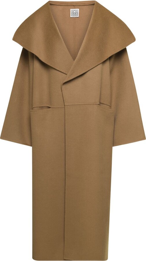 Camel Drop Shoulder Coat | ShopStyle