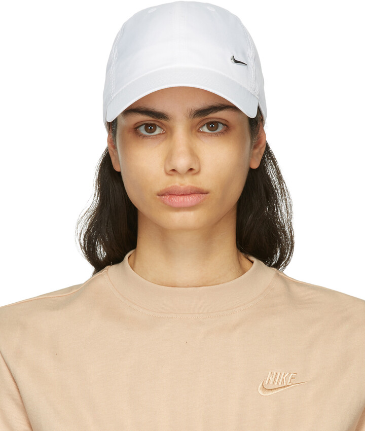 Nike White Sportswear Heritage 86 Cap - ShopStyle Hats