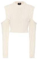 Calvin Klein 205W39NYC Wool-blend cropped sweater