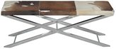 Thumbnail for your product : Horizon Choco/ White Hide Artisan Cross Bench
