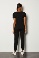 Thumbnail for your product : Karen Millen Lounge Viscose Jersey Cuffed Jogger