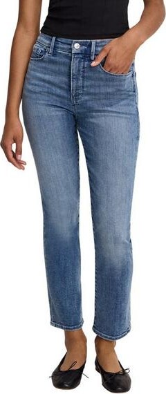 Good American Women's Good Legs Straight Jeans Indigo 0 27.5