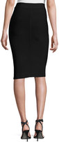 Thumbnail for your product : Alexander Wang T by Matte Ponte Pencil Skirt, Black