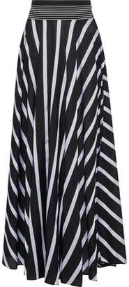 Diane von Furstenberg Striped Woven Maxi Skirt
