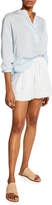 Thumbnail for your product : Vince Drawstring Cotton Terry Shorts