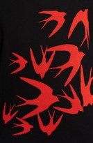 Thumbnail for your product : McQ Bird Print Wool Sweater