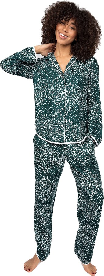 Cyberjammies Penny Ladies Pyjamas Ditsy Heart Print Pajamas PJ Set
