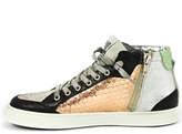Thumbnail for your product : P448 - E8LOVEC - Leather High Top Fashion Sneaker