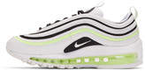 Thumbnail for your product : Nike White and Black Air Max 97 Sneakers