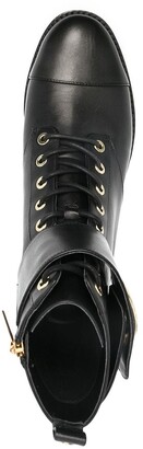 Michael Kors Tatum leather combat boots -
