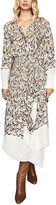 Thumbnail for your product : Reiss Mia Abstract Feather Dress