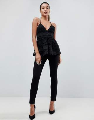 KENDALL + KYLIE Baby Doll Crochet Top