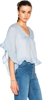 Thumbnail for your product : See by Chloe Ruffled Edge Gauze Top