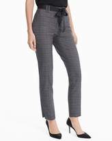 Thumbnail for your product : Whbm Plaid Slim Ankle Pants