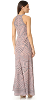 Thumbnail for your product : BCBGMAXAZRIA Mesh Inset Gown