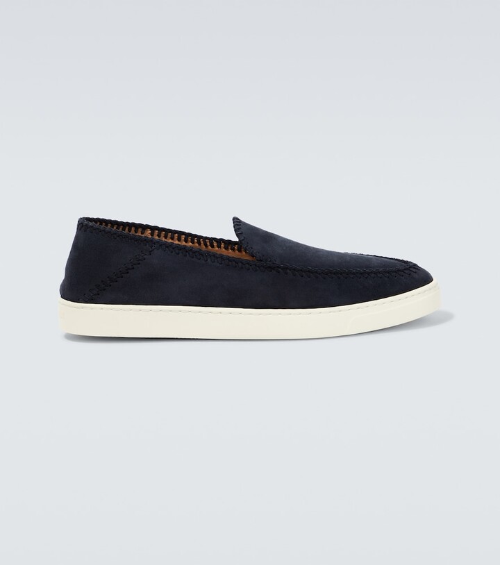 Giorgio Armani Divo suede slip-on
