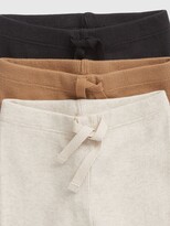 Thumbnail for your product : Gap Baby 100% Organic Cotton Rib Pants (3-Pack)