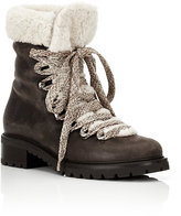 Thumbnail for your product : Barneys New York Women's Shearling-Lined Garnet Ankle Boots