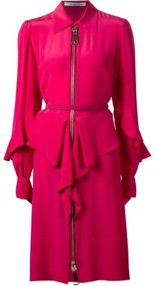 Givenchy ruffled peplum blouse dress