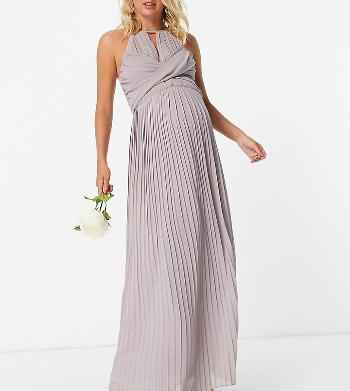 Tfnc Asos Bridesmaid Maternity TFNC Maternity Bridesmaid Pleated