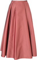 Rochas - pleated detail midi skirt 