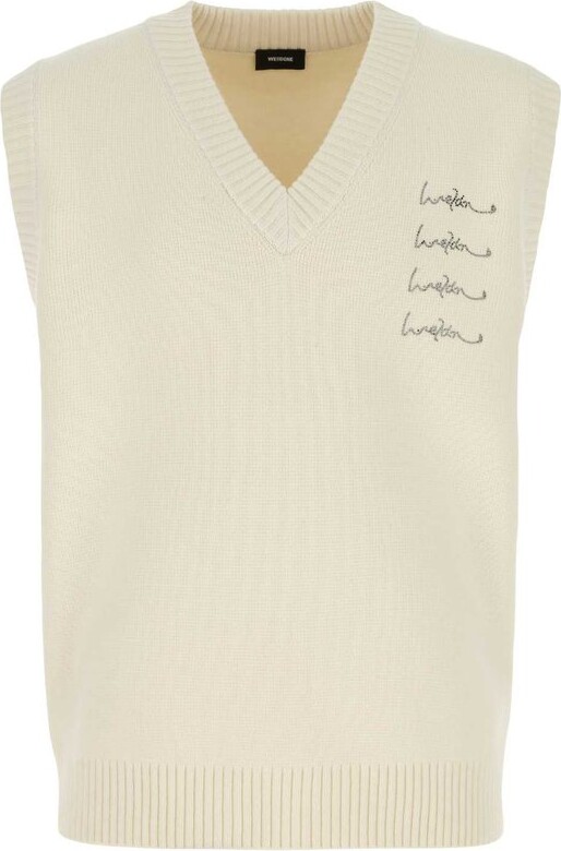 we11done V-Neck Sleeveless Vest