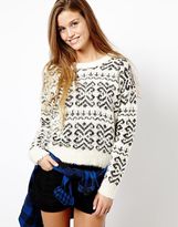 Thumbnail for your product : Only Patterned Knit Jumper