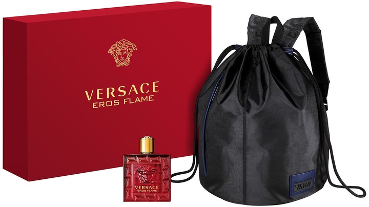 versace eros backpack gift set
