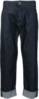 Thumbnail for your product : Emporio Armani Cropped-Leg Denim Jeans