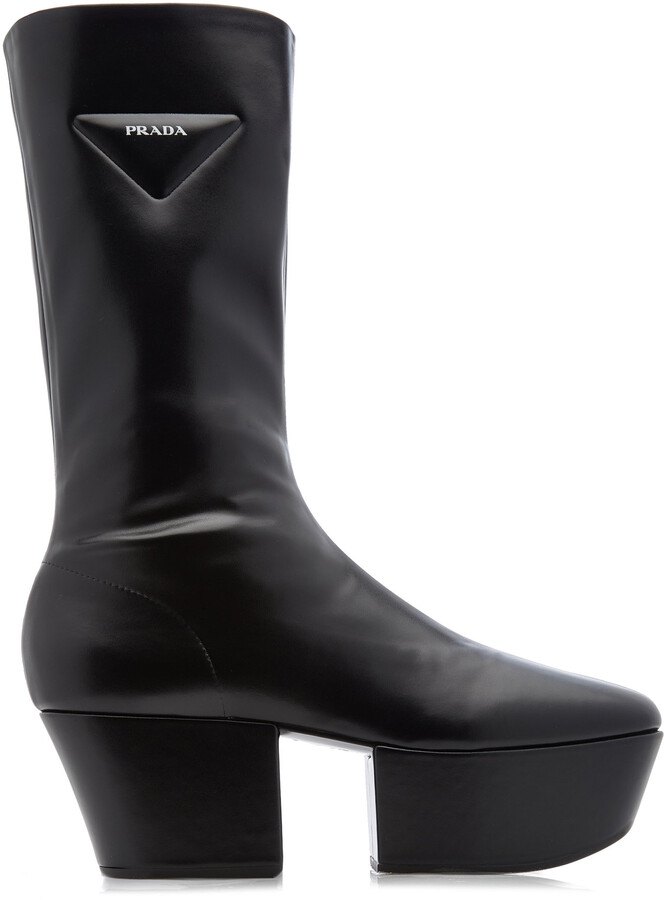 white prada boots