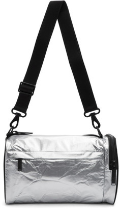 Y-3 Silver Mini Gym Bag