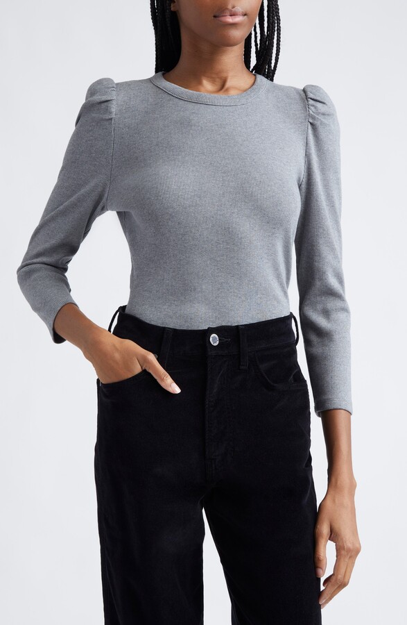 Veronica Beard Britney Rib Top