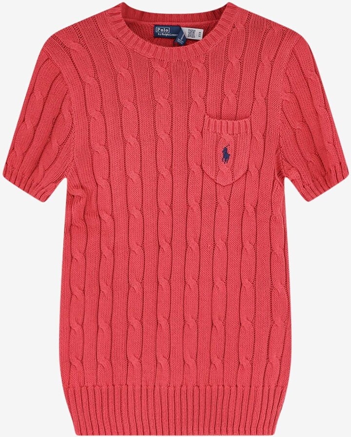 Polo Ralph Lauren Cable Knit Logo T-shirt