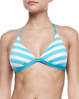 Thumbnail for your product : Ella Moss Cabana-Stripe Classic Halter Swim Top