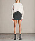 Thumbnail for your product : AllSaints Suko Suede Skirt